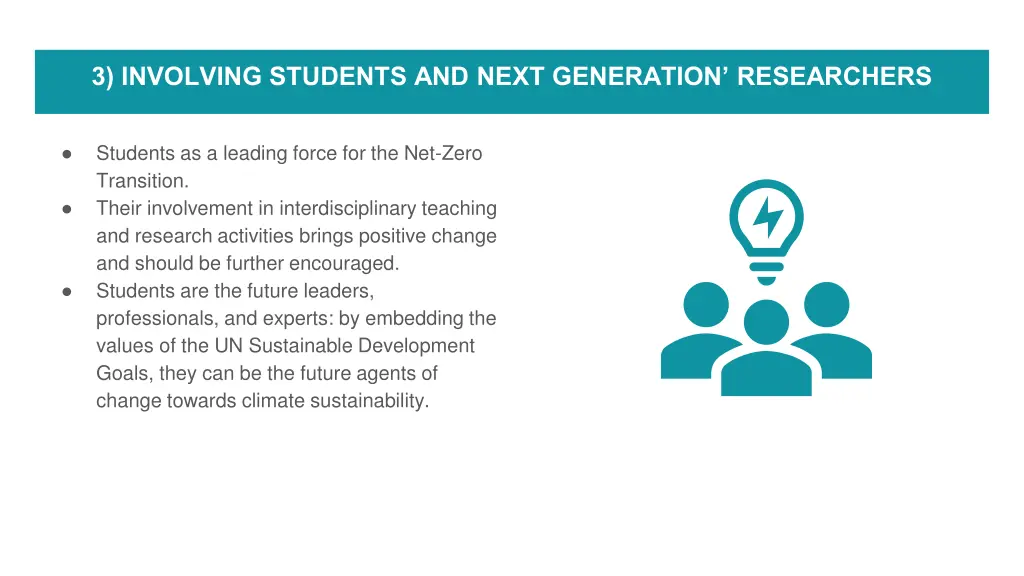 3 involving students and next generation