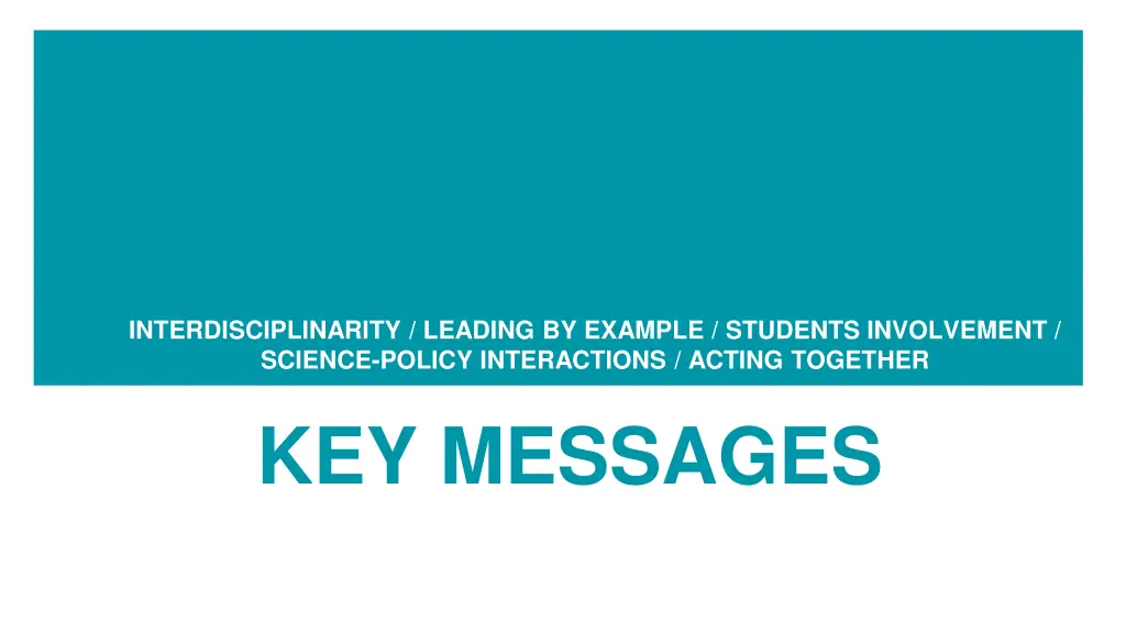 interdisciplinarity for the net zero transition 1