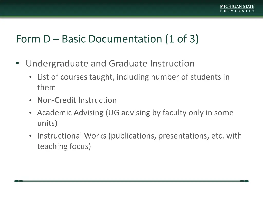form d basic documentation 1 of 3