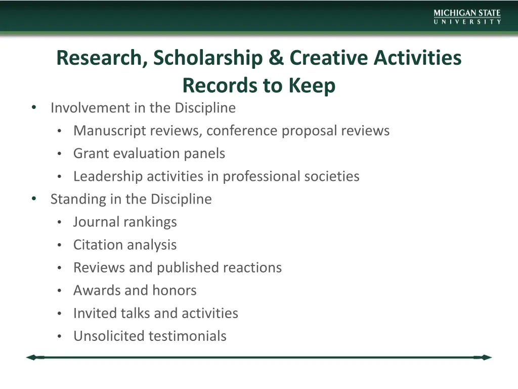 research scholarship creative activities records 1