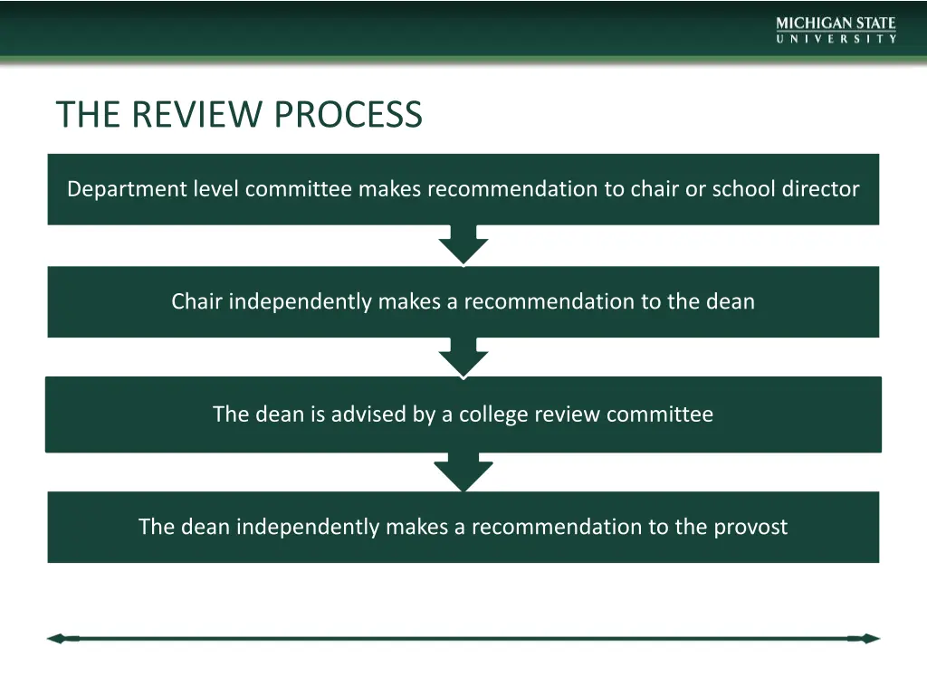 the review process