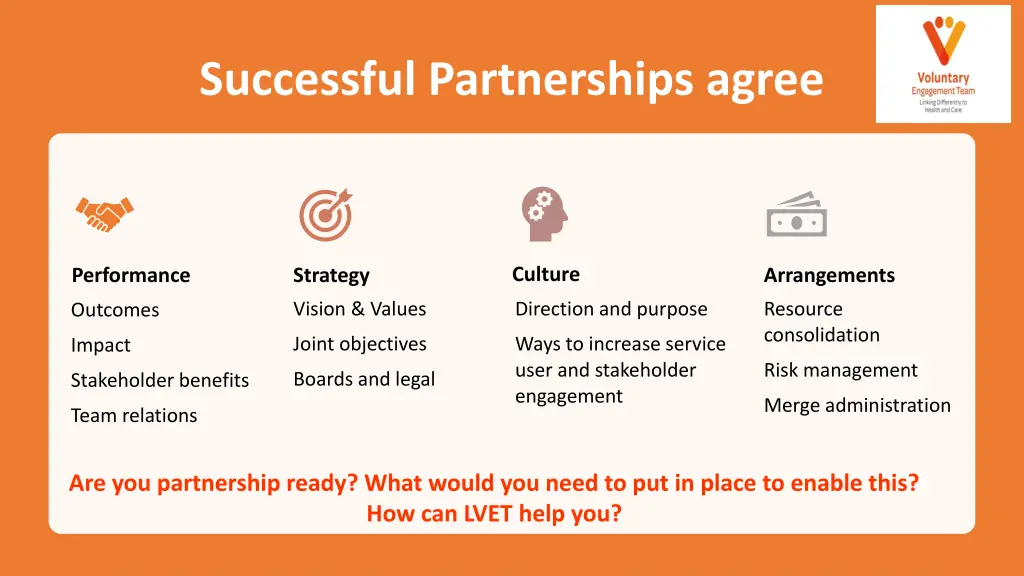 successful partnerships agree