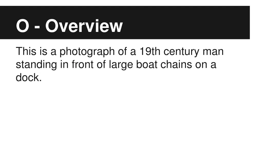 o overview 1