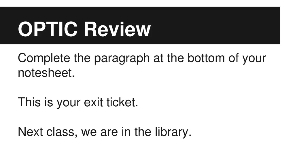 optic review 1