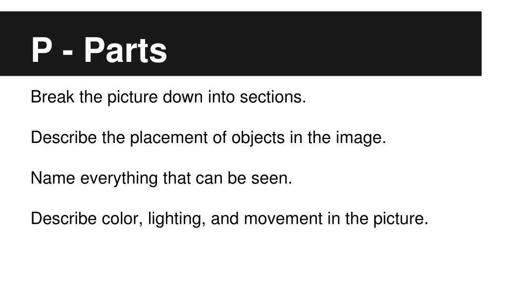 p parts