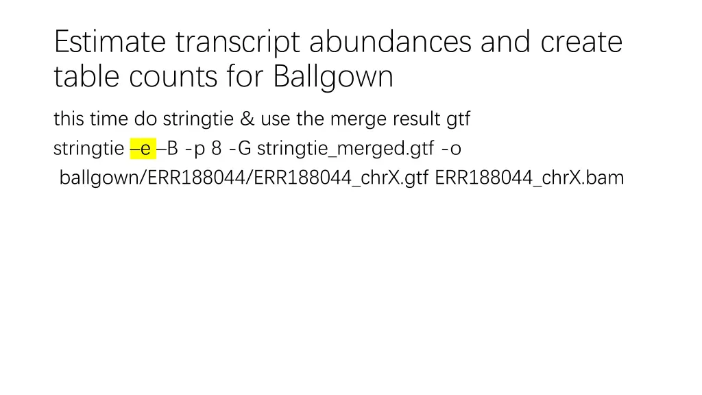 estimate transcript abundances and create table