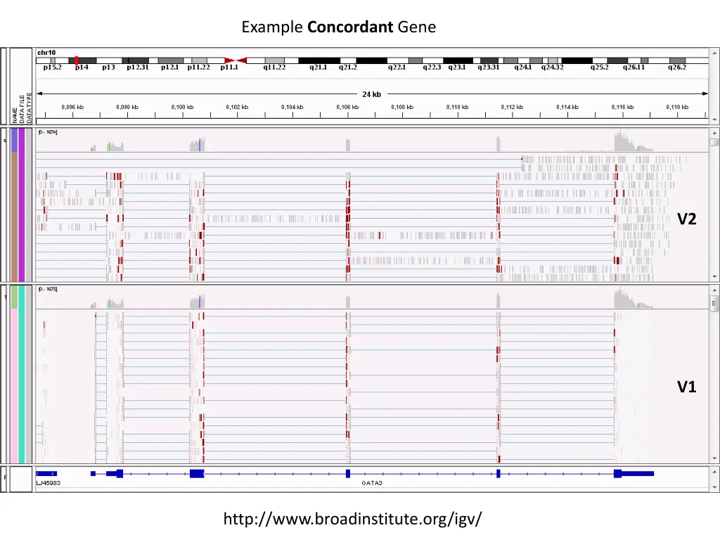 example concordant gene