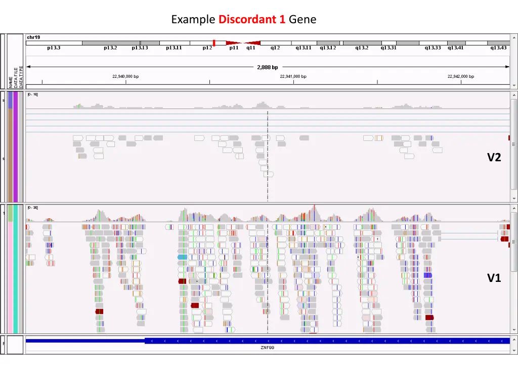 example discordant 1 gene