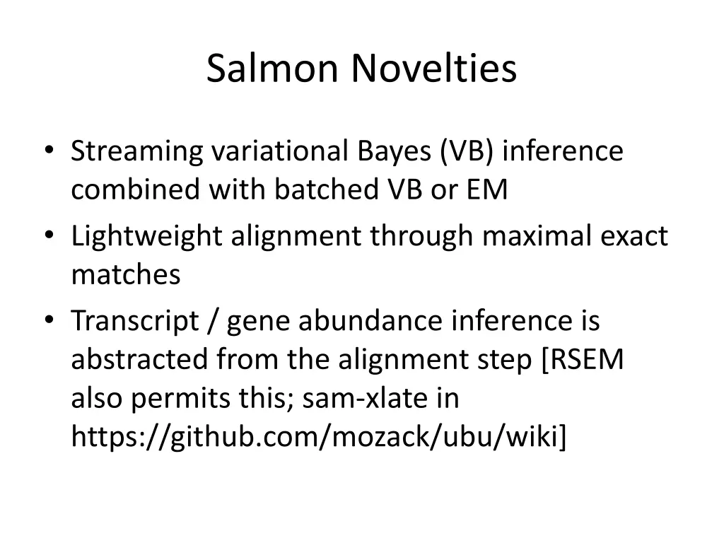 salmon novelties
