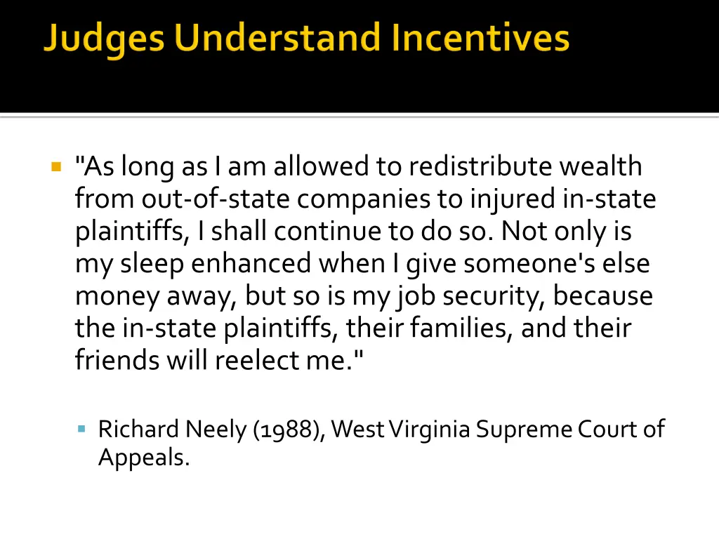 as long as i am allowed to redistribute wealth