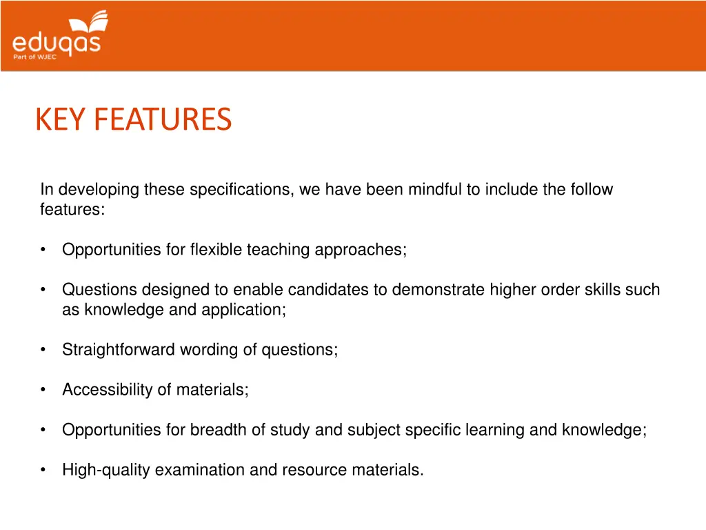 key features