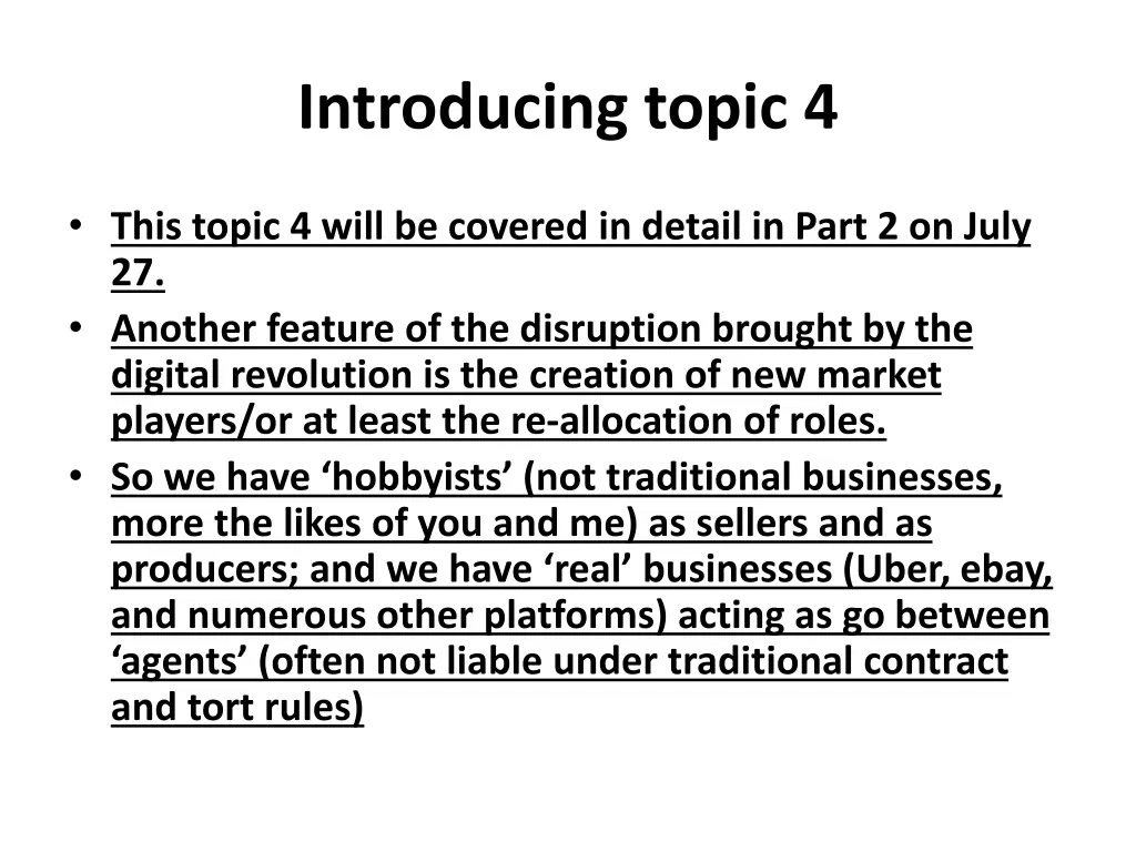 introducing topic 4