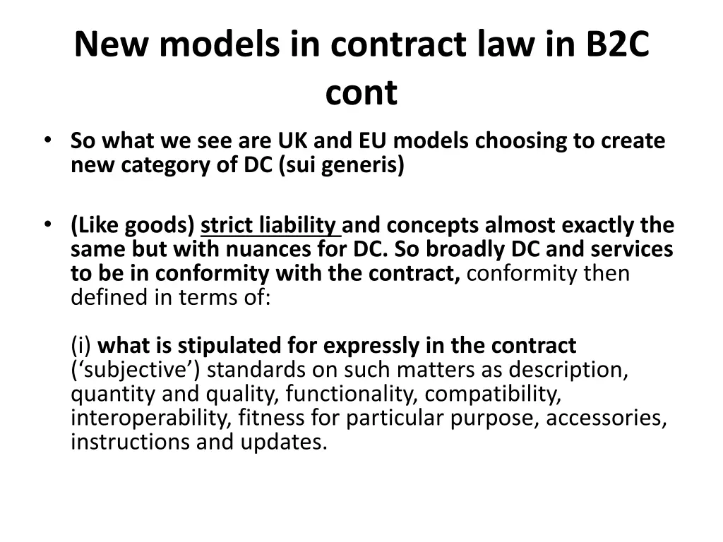 new models in contract law in b2c cont so what