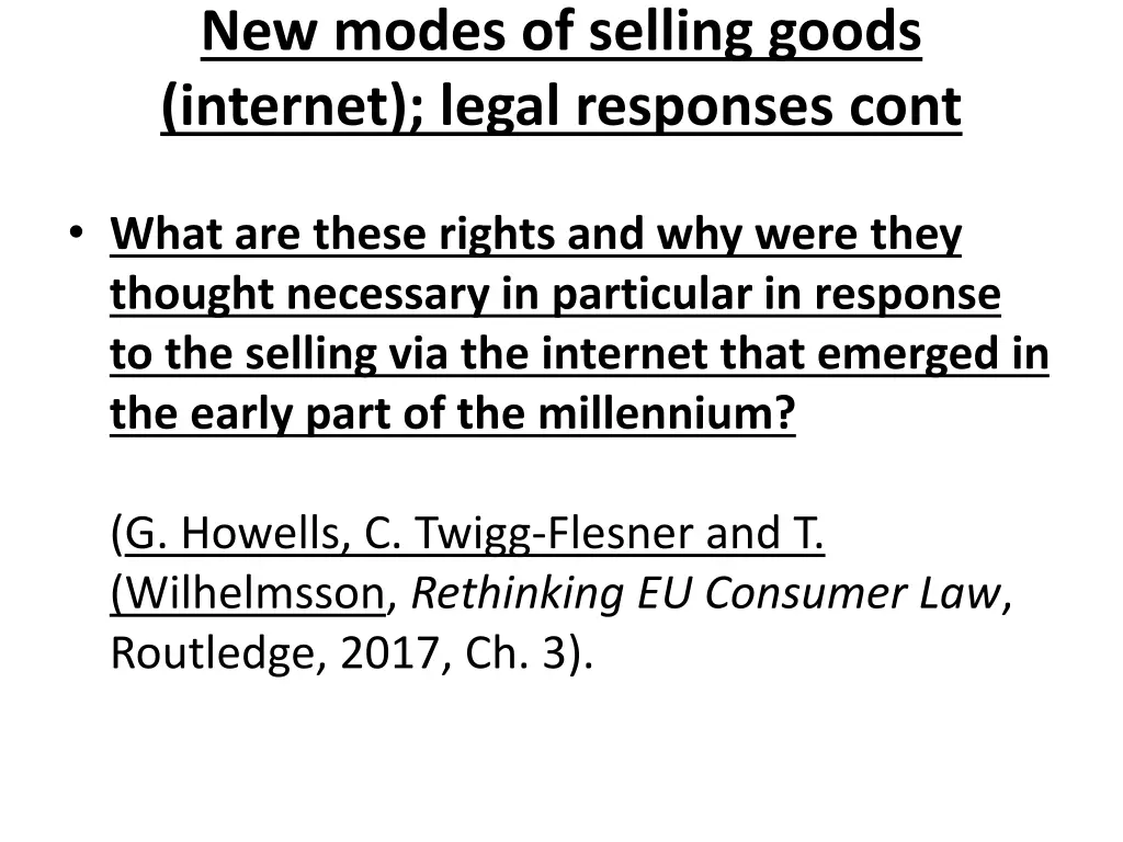 new modes of selling goods internet legal