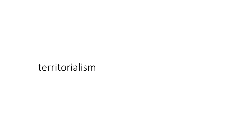 territorialism