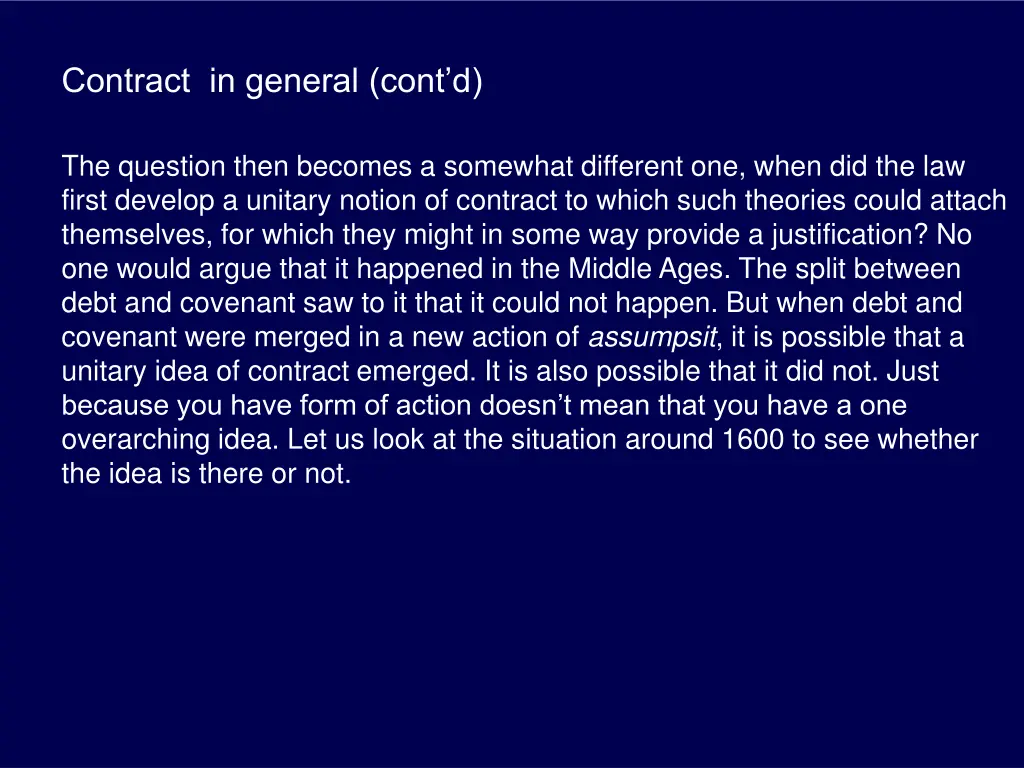 contract in general cont d 2