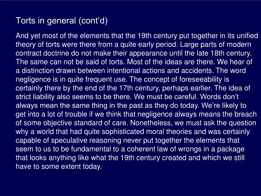 torts in general cont d 3