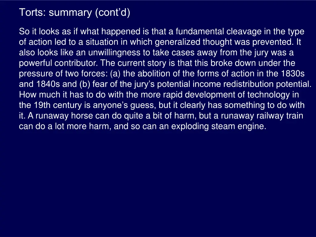 torts summary cont d