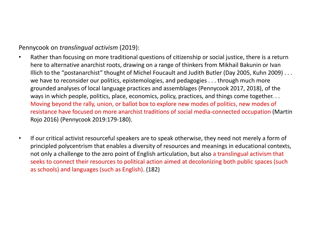 pennycook on translingual activism 2019 rather