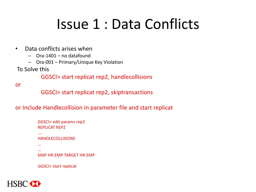 issue 1 data conflicts