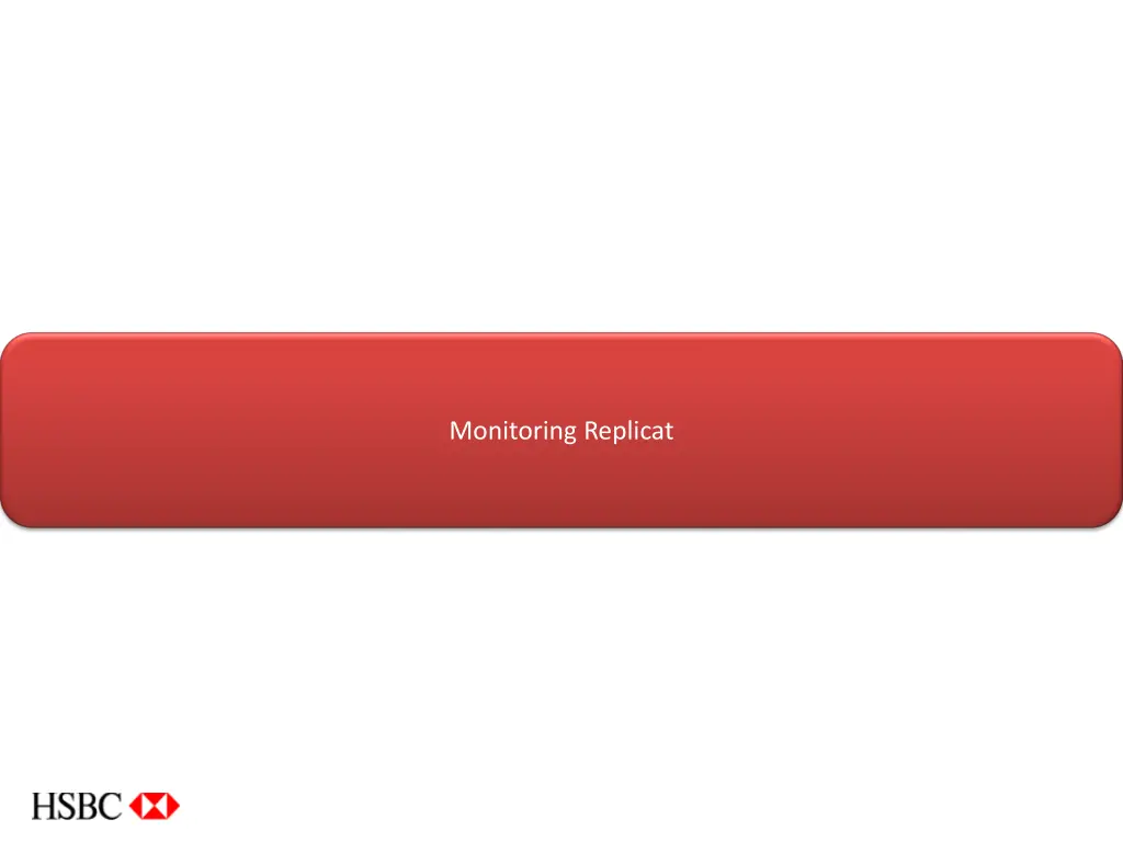 monitoring replicat