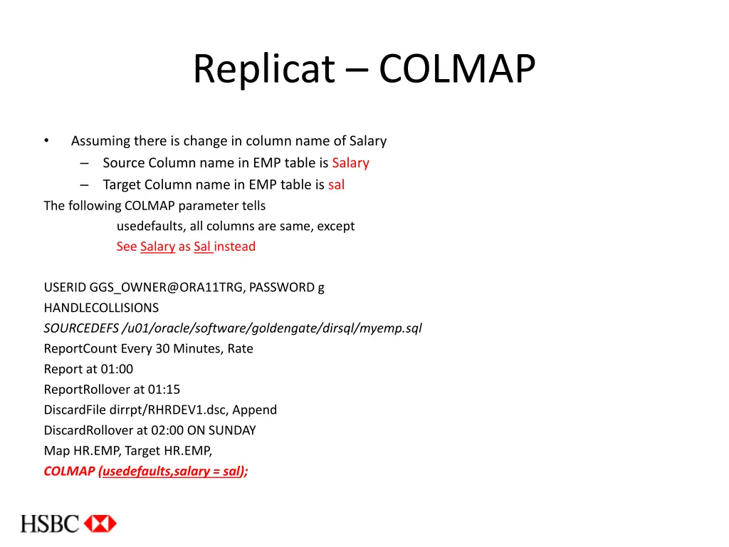 replicat colmap