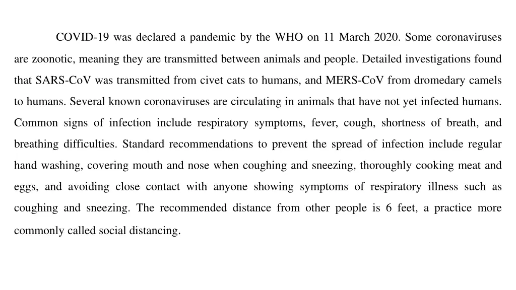 covid 19 was declared a pandemic
