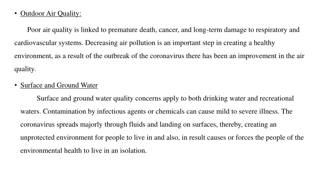 outdoor air quality