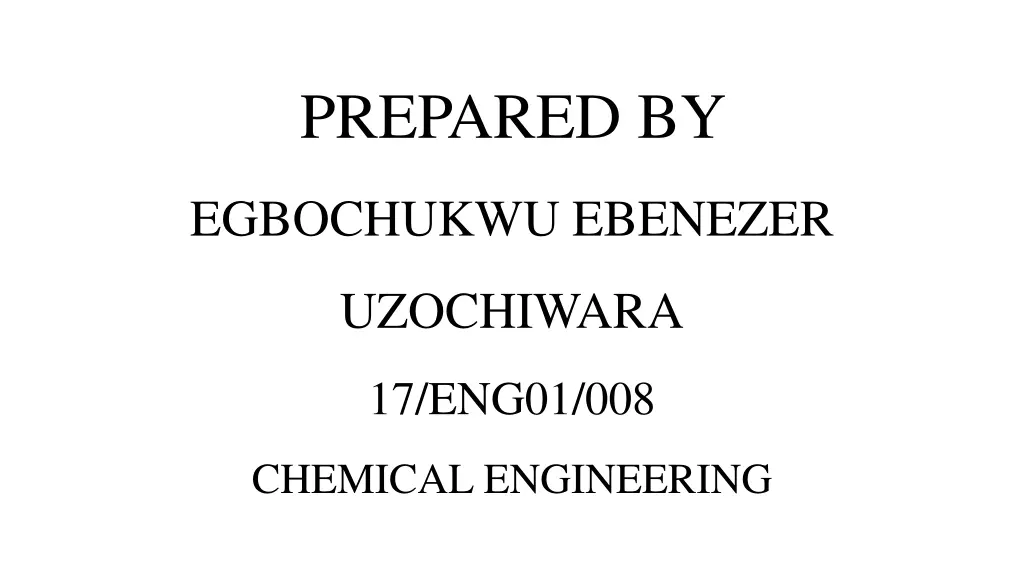 prepared by