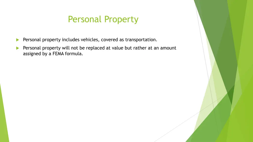 personal property