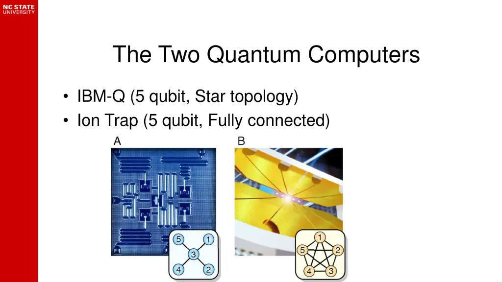 the two quantum computers