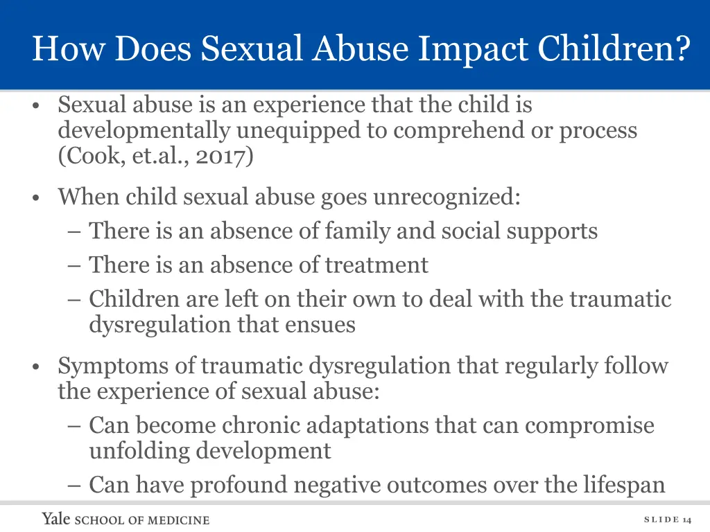 how does sexual abuse impact children