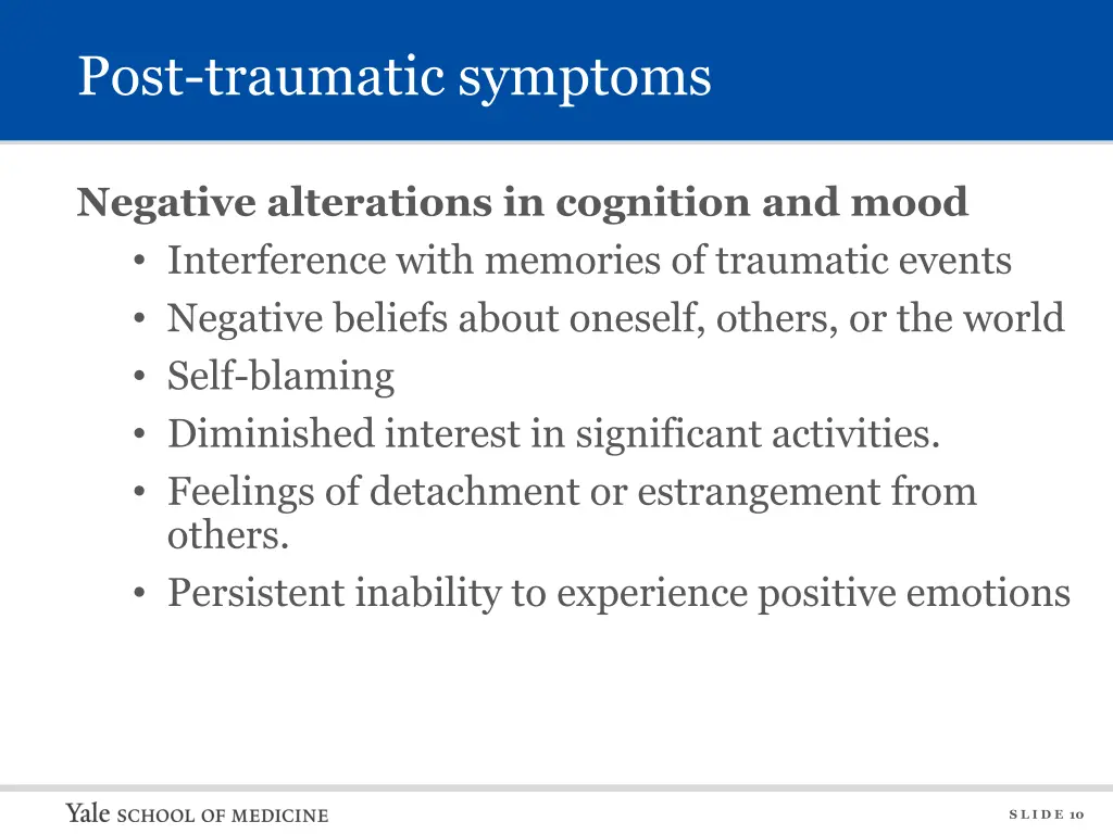 post traumatic symptoms 4