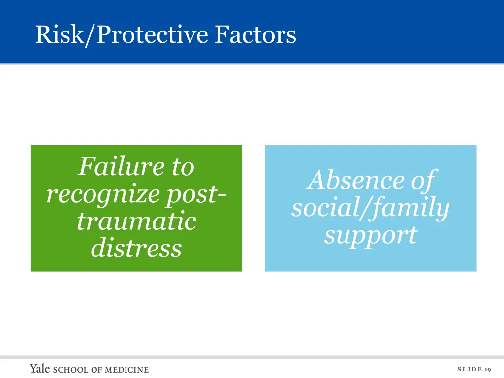 risk protective factors