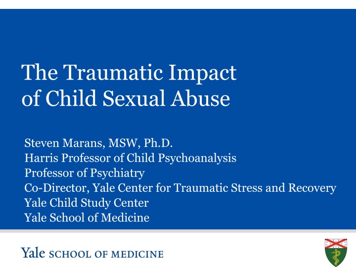 the traumatic impact of child sexual abuse