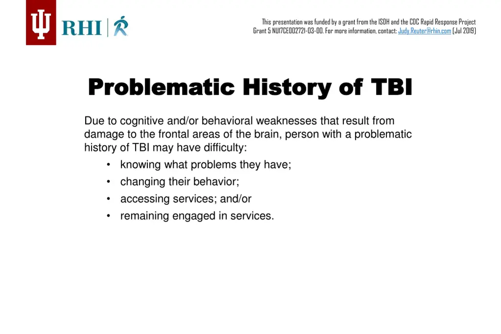 this presentation was funded by a grant from 17