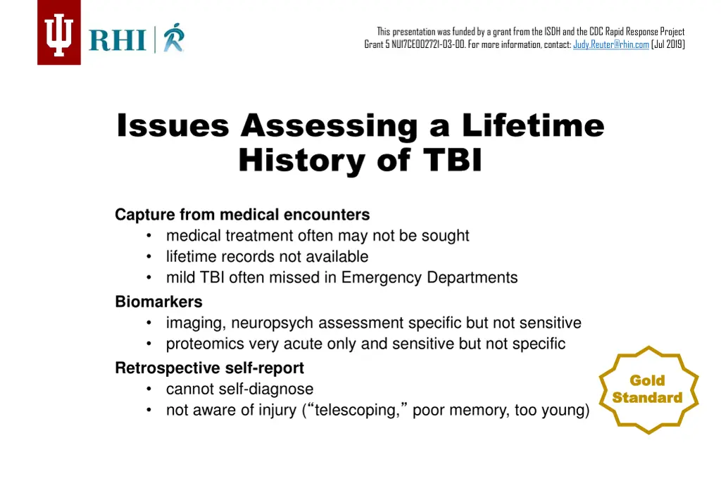 this presentation was funded by a grant from 3