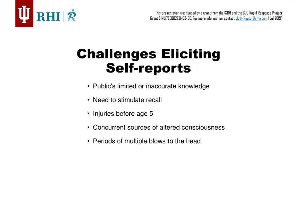 this presentation was funded by a grant from 4