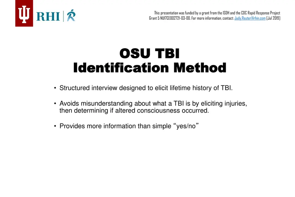 this presentation was funded by a grant from 8