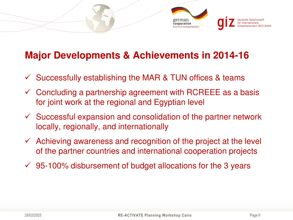 major developments achievements in 2014 16