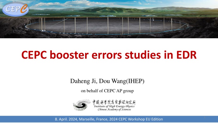 cepc booster errors studies in edr