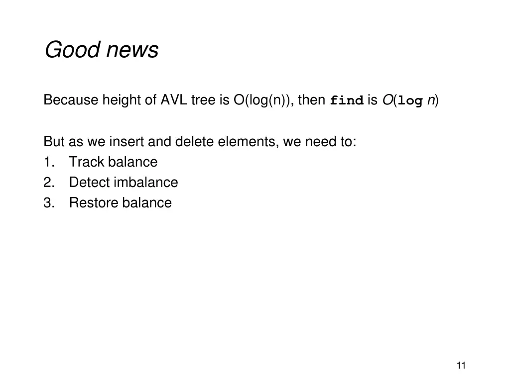 good news