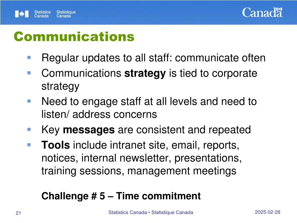 communications