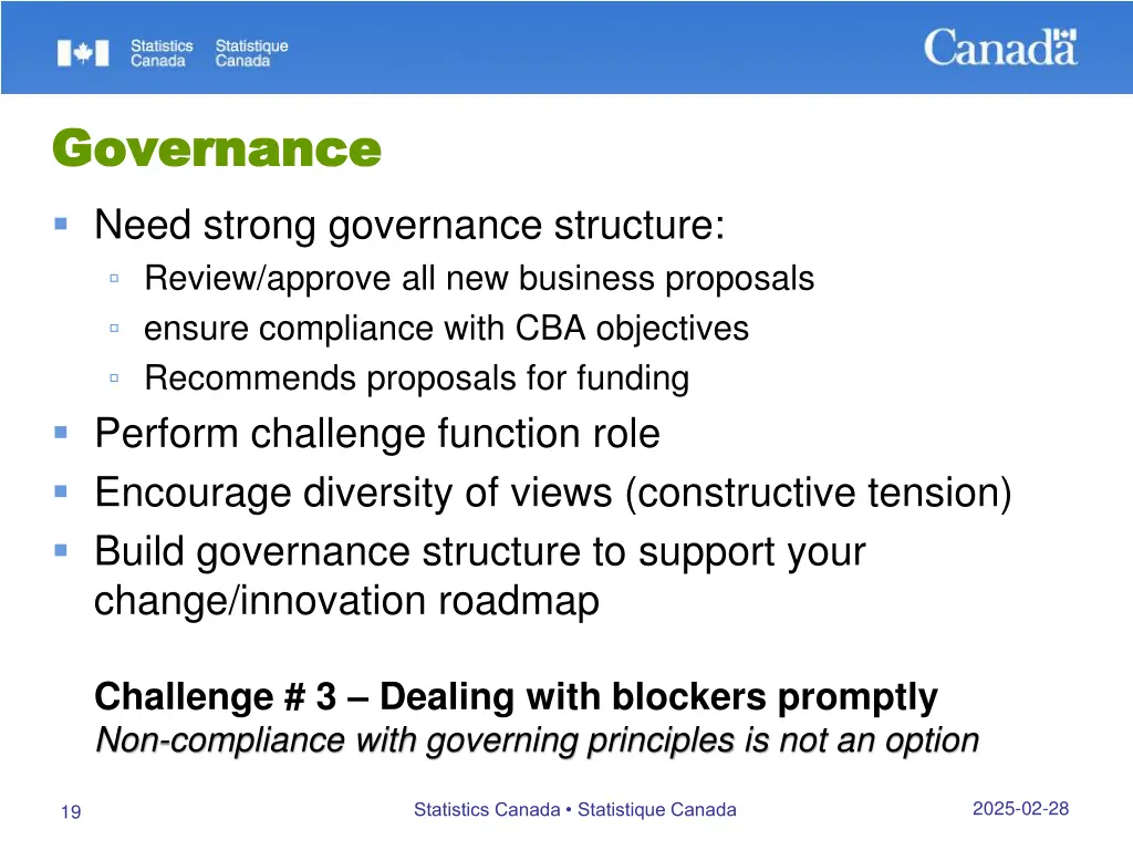 governance governance need strong governance