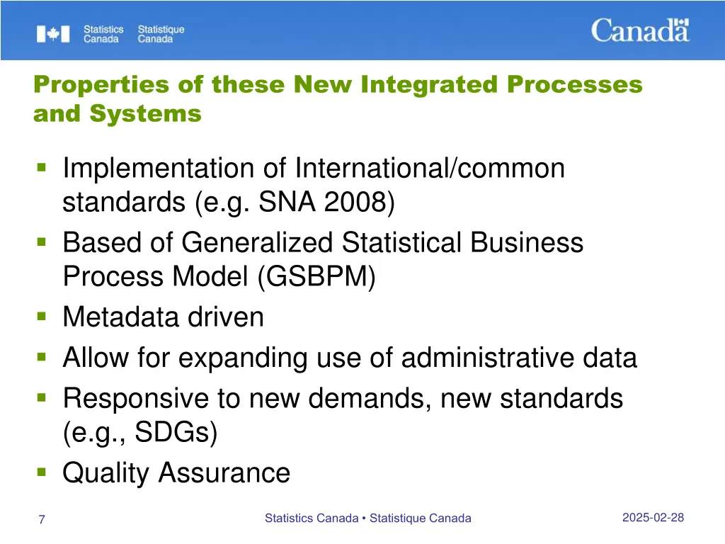 properties of these new integrated processes