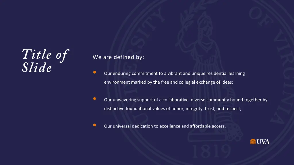 we are defined by