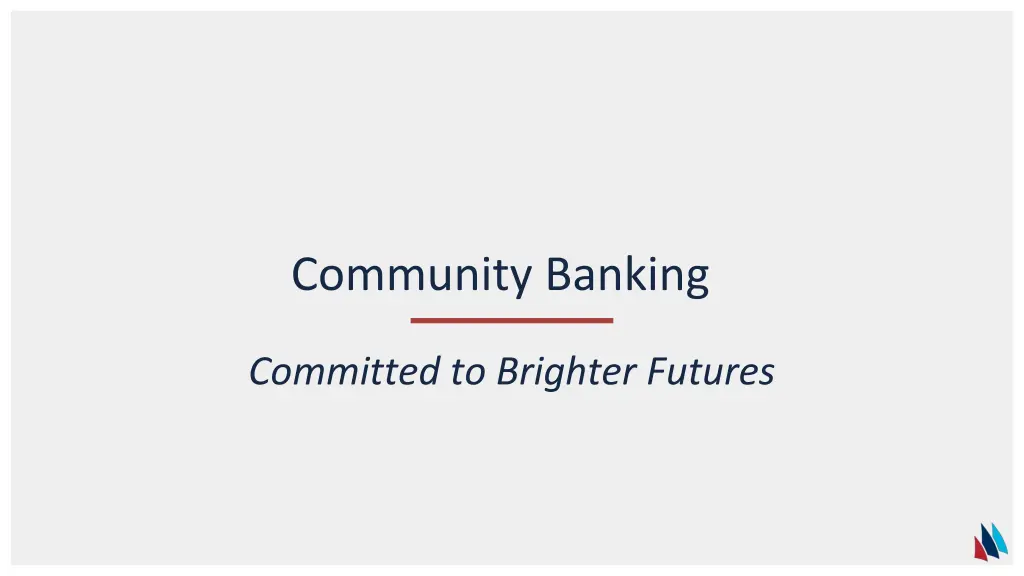 community banking 2