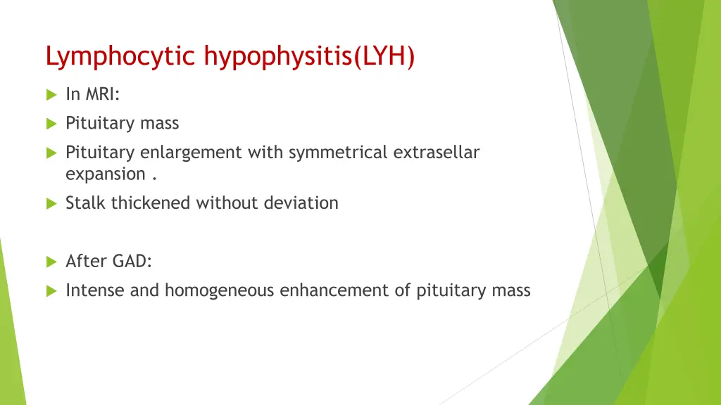 lymphocytic hypophysitis lyh 2