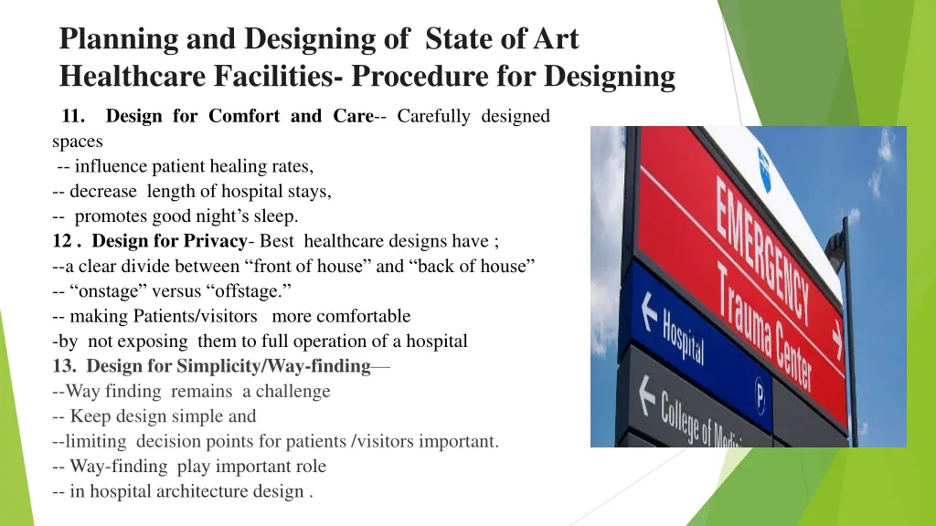 planning and designing of state of art healthcare 17