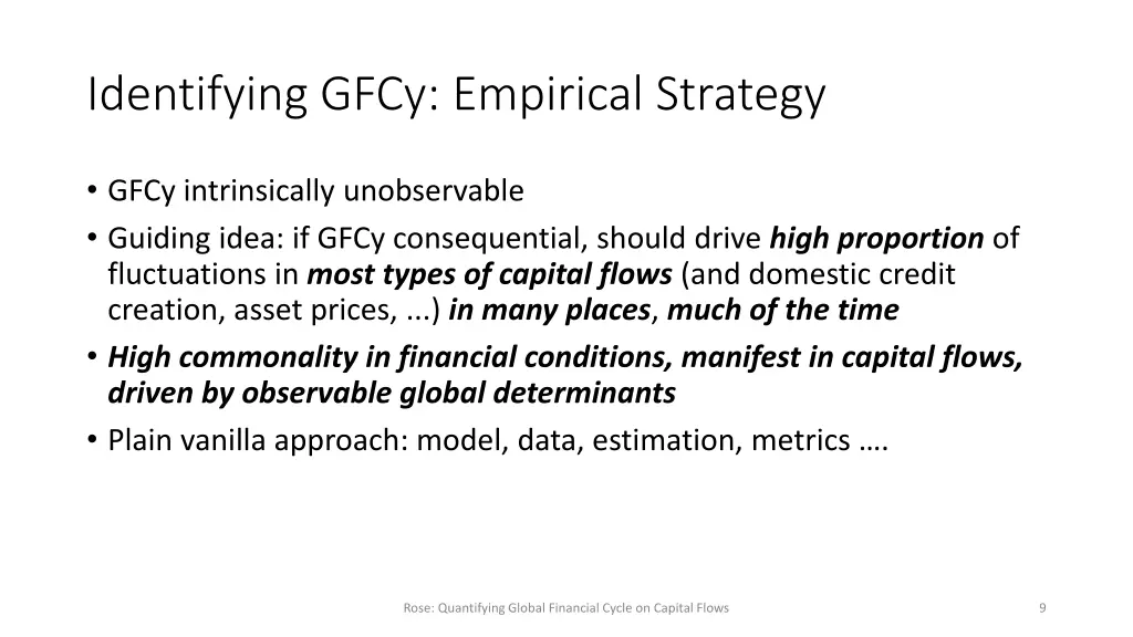 identifying gfcy empirical strategy